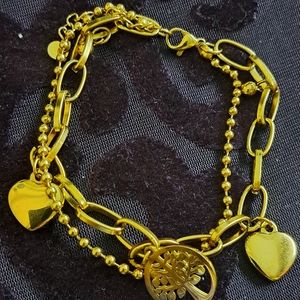 Double pulse with hearts and lucky tree. New